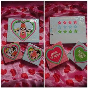 COLOURPOP POWERPUFF GIRLS EYESHADOW PALETTE & SET OF TWO BLUSHES BNIB